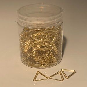 500 Piece Gold Premium Paper Clips,
